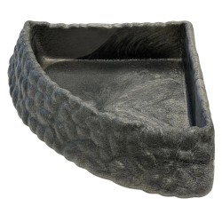 REPTO Deco Corner Dish Grey XL REPTO Deco Corner Dish Grey XL