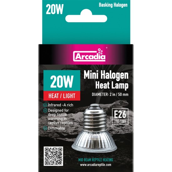 Arcadia-R2110010-Arcadia Mini Baskingspot Halogen 20w