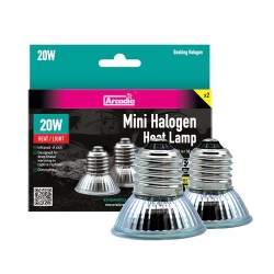 Arcadia Mini Halogeen Warmtelamp Twin Pack 20w