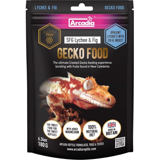 Arcadia-R9100160-Arcadia Earth Pro StickyFoot Gold Lychee & Vijg 180 gram