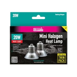 Arcadia Mini Halogeen Warmtelamp Twin Pack