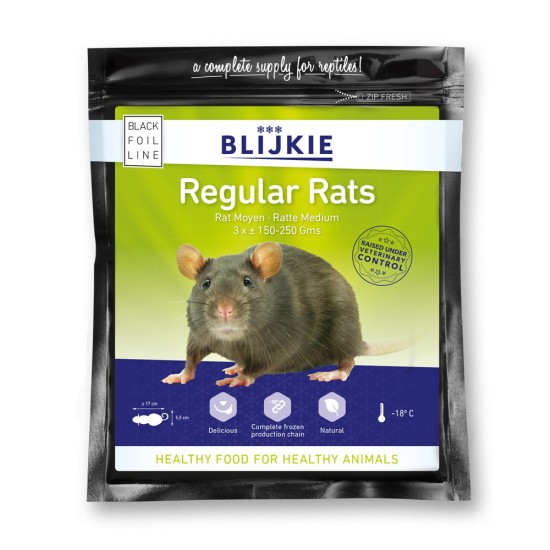-BL-613-Frozen Rat Regular Rat 3 pieces 150-250gr