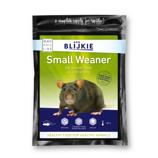 Blijkie-BL-610-Diepvries Rat Kleine Weanerrat 6 stuks 30-60gr