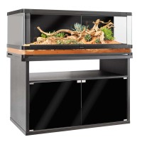 Exo Terra Vista Terrarium Cabinet Zwart 120x60x70,5cm
