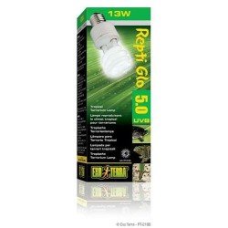 Exo Terra Reptil UVB 100, Repti Glo 5.0 Kompakt 13W Exo Terra Reptil UVB 100, Repti Glo 5.0 Kompakt 13W