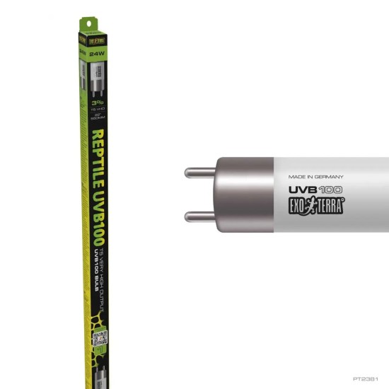 Exo Terra-PT2381-Exo Terra Reptile UVB 100 3% 24w 55cm Exo Terra-PT2381-Exo Terra Reptile UVB 100 3% 24w 55cm
