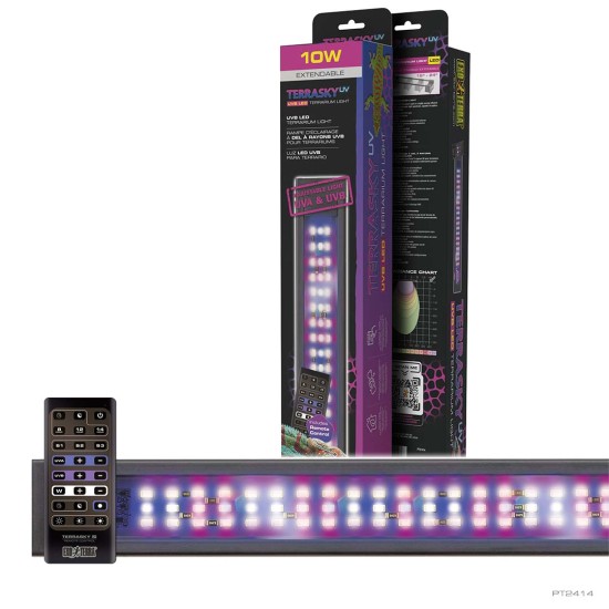 --Exo Terra TerraSky UVA / UVB LED Terrarium Lighting