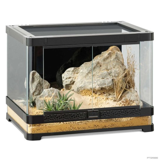 Exo Terra-PT2588-Exo Terra Vista 120 Panoramisch Terrarium Zwart 120 x 60 x 45 cm