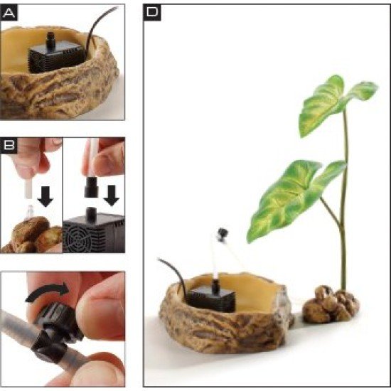 Exo Terra-Dripper Plant Large-Exo Terra Tropfer Pflanze Groß