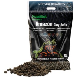 Habistat Amazon Sinking and Filtering Clay Ball Substrate 10L Habistat Amazon Sinking and Filtering Clay Ball Substrate 10L