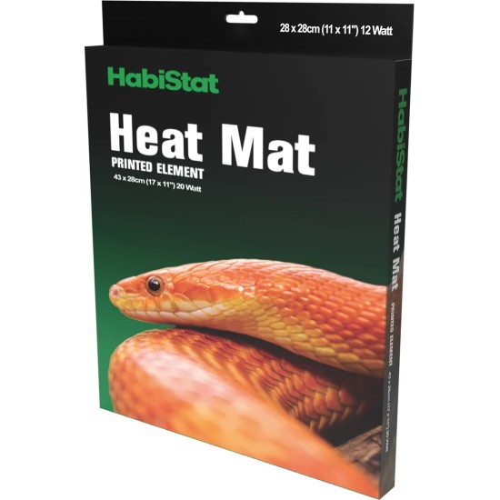 Habistat-R3100305-Habistat Heat Mat Carbon Printed 28x28cm 12w