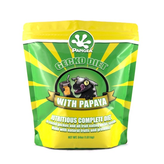 Pangea Reptile-WPFMCY-64-Pangea Fruit Mix Complete Gecko Diet Banana / Papaya 1.8kg
