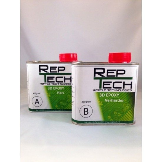 RepTech-epoxy750-RepTech Epoxy resin (2-component) including harder 750 gr.