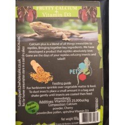 Fruity Calcium Kirsche & Bienenpollen mit D3 100gr