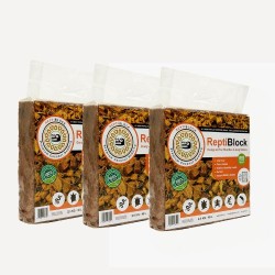 ReptiBlock Coco Husk 2,5kg 3 Pack ReptiBlock Coco Husk 2,5kg 3 Pack