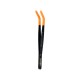 Reptiglobe-RG curved PVC Tips-Reptiglobe 16cm Tweezers Curved with PVC Tips