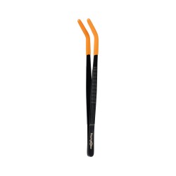Reptiglobe Pince Courbée 20cm avec Embouts en PVC