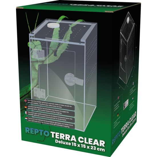 -Repto Terra Clear Deluxe-Repto Terra Clear Deluxe 15 x 15 x 15 x 23 cm