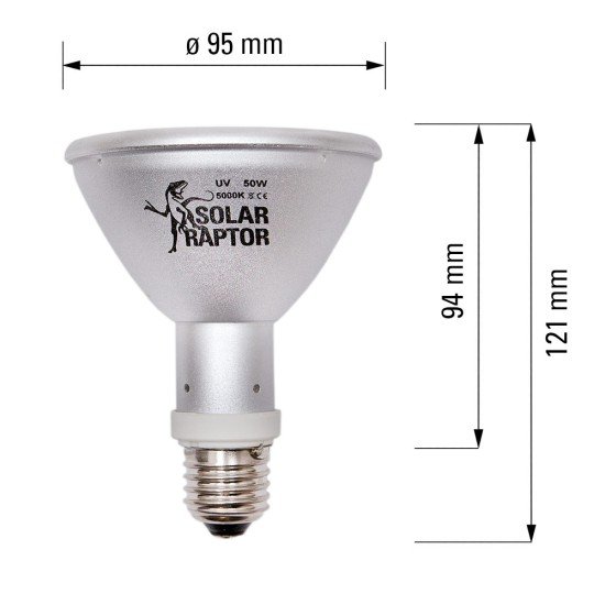 Solar Raptor-ECO10007-Solar Raptor UVB HID Lamp 50W