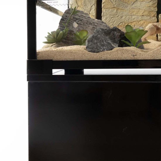 Terra Della-205/486252-Terra Della Terrariumkast Zwart 90x45x76cm