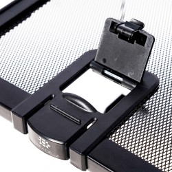 Terra Della Terrarium Glas Zwart 20x20x20cm