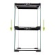 --Terra Della Terrarium Glas Zwart 20x20x20cm --Terra Della Terrarium Glas Zwart 20x20x20cm