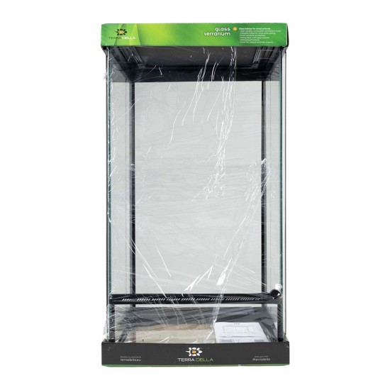 Terra Della-202/487204-Terra Della Terrarium Glass Black 30x30x60cm Terra Della-202/487204-Terra Della Terrarium Glass Black 30x30x60cm
