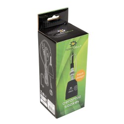 Terra Della Keramische Fitting met Snoer Zwart