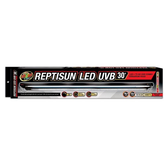 Zoo Med-LF-103-Zoo Med ReptiSun LED UVB Combo Terrarium Haube 76cm