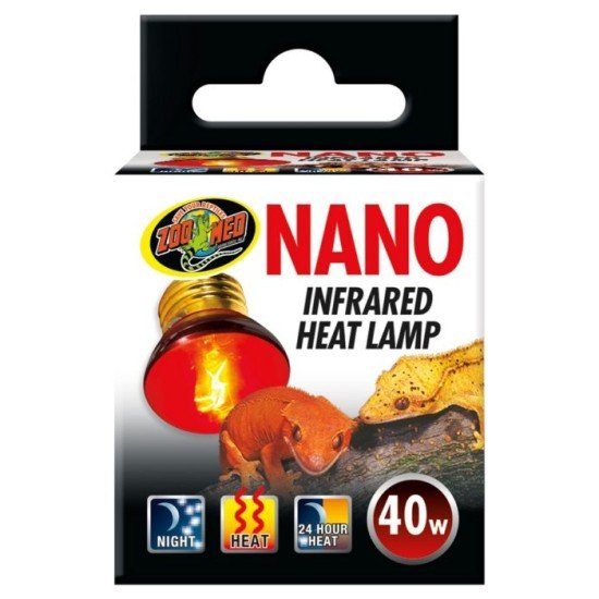 Zoo Med-RS-40N-Zoo Med Infrared Heat Lamp Nano 40w