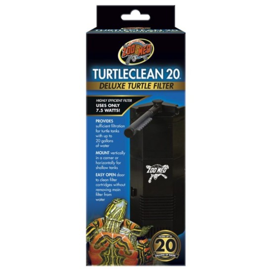 Zoo Med-TC-23E-Zoo Med Turtleclean 20 Filtre de luxe pour tortues