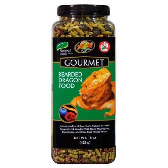 Zoo Med-ZM-104-Zoo Med Gourmet Bearded Dragon Food 383gr