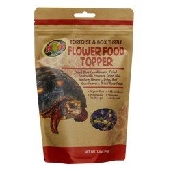 Zoo Med Tortoise & Box Turtle Flower Food Topper 40gr Zoo Med Tortoise & Box Turtle Flower Food Topper 40gr