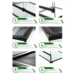 GiganTerra Terrarium Tour M 30x30x45 GiganTerra Terrarium Tour M 30x30x45
