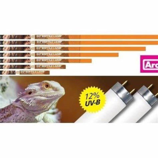 Arcadia-RFD3P18-Arcadia 12% Desert D3 lampe pour reptiles T8 18W 600 mm Arcadia-RFD3P18-Arcadia 12% Desert D3 lampe pour reptiles T8 18W 600 mm