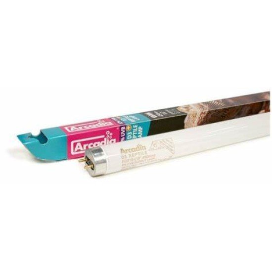 Arcadia-RFD3P18-Arcadia 12% Desert D3 lampe pour reptiles T8 18W 600 mm Arcadia-RFD3P18-Arcadia 12% Desert D3 lampe pour reptiles T8 18W 600 mm