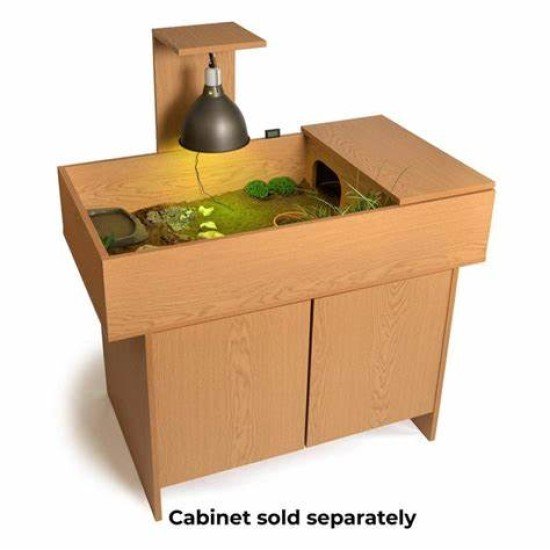 --Habistat Landschildpaddentafel Zwart 109 x 61 x 63cm