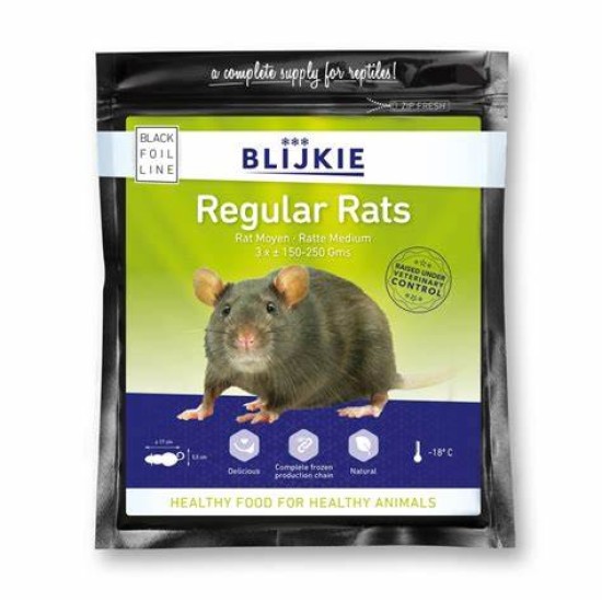 Blijkie-BL-613-Diepvries Rat Regular Rat 3 stuks 150-250gr
