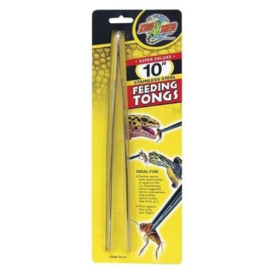 Zoo Med Stainless Steel Tongs