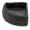 REPTO Deco Corner Dish Grey L